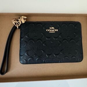 Coach wristlet black NWOT